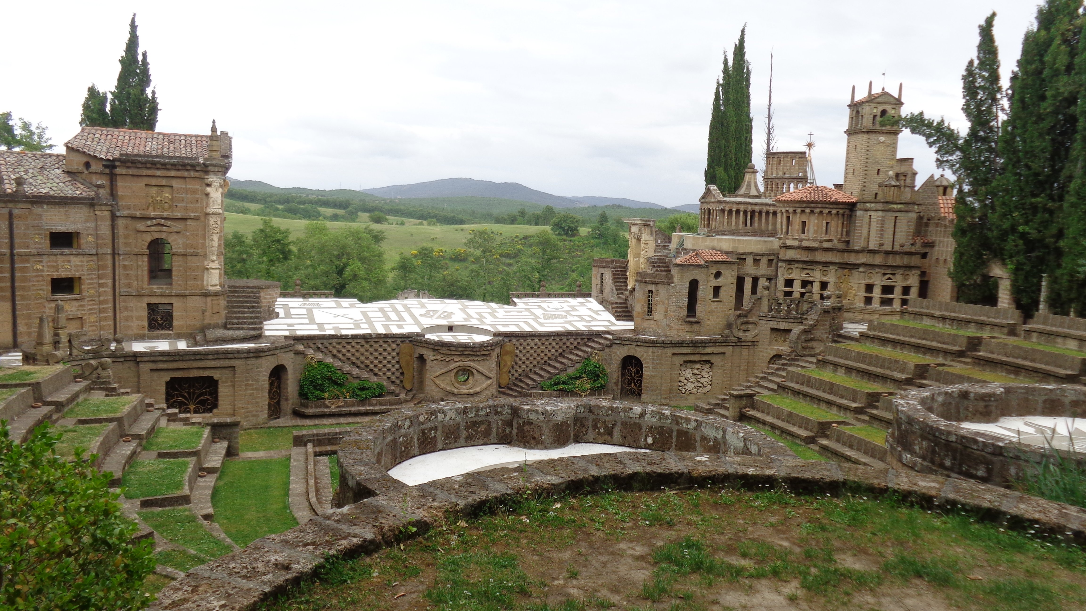 La Scarzuola is a Franciscan convent made by a Milanese architect- Tomaso Buzzi