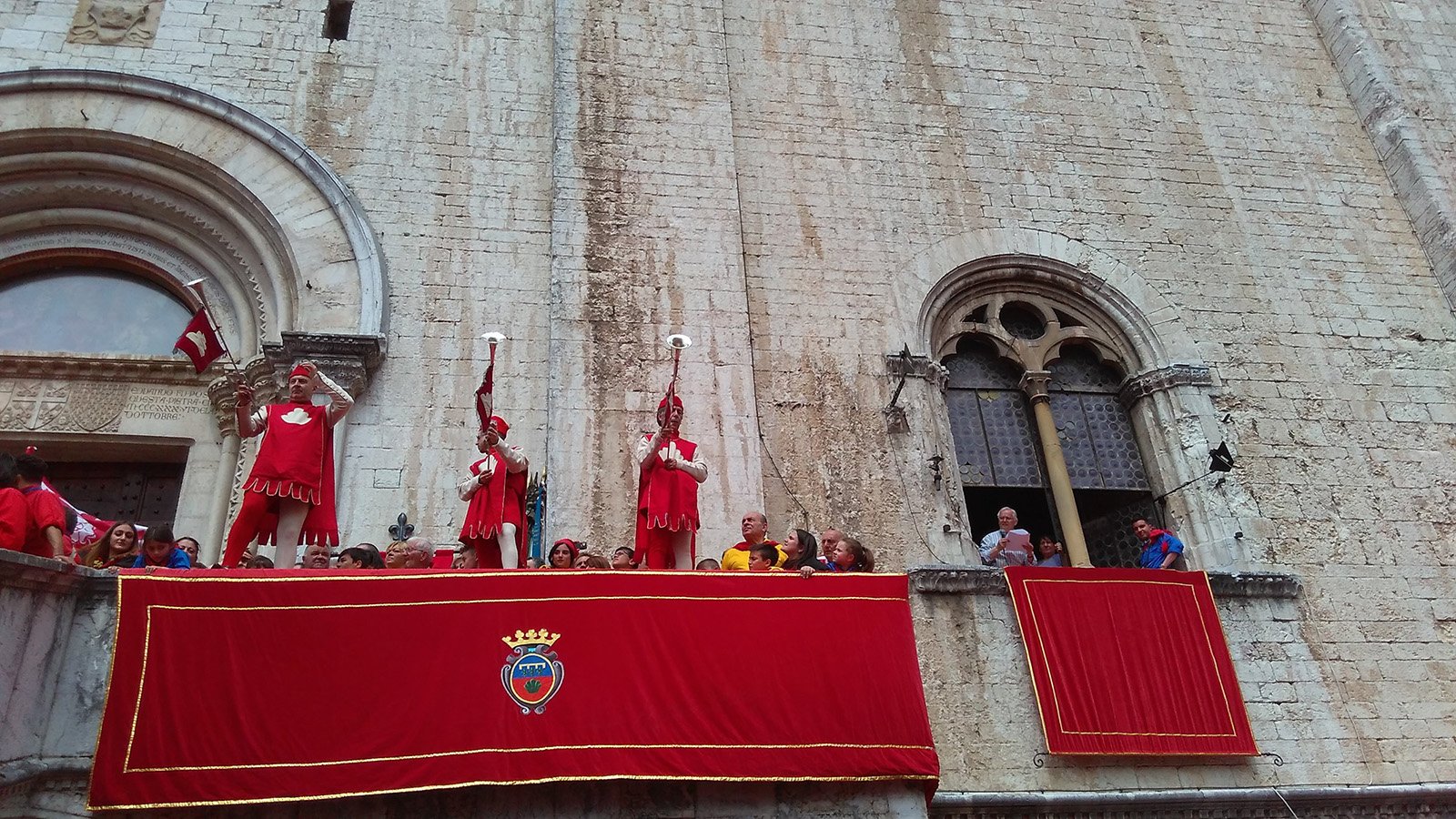 Gubbio on the day of Festa dei Ceri