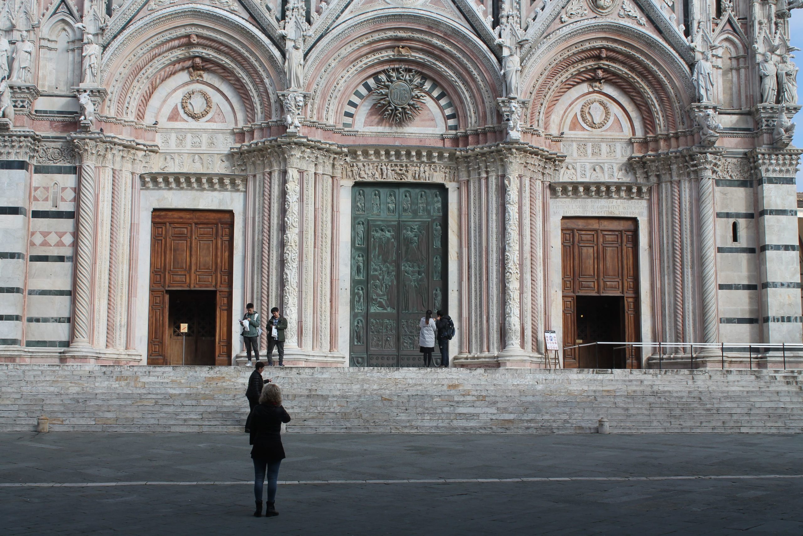 The Duomo of Siena or Siena Cathedral. 