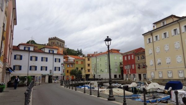 Castle of Muggia on top