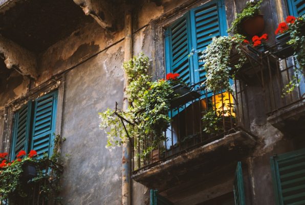 Verona, Italy balcony