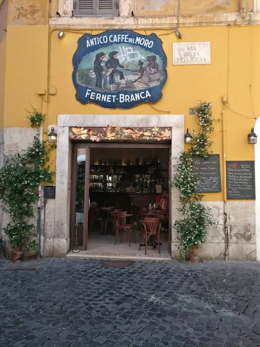 Antico Caffe del Moro, Trastevere