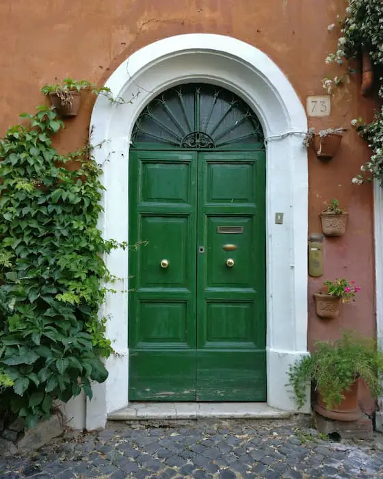 Door in Trastevere, Rome